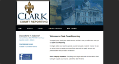 Desktop Screenshot of clarkcourtreporting.com